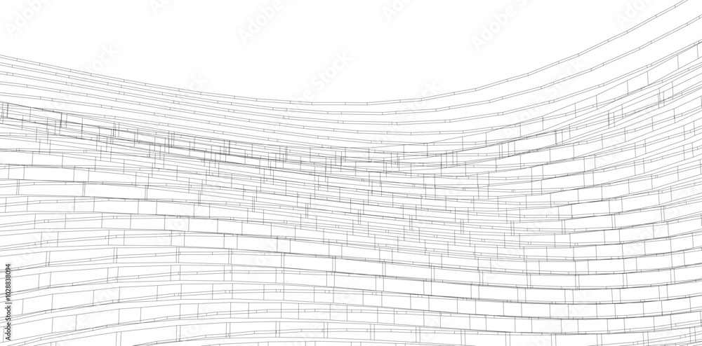 Abstract architecture vector illustration Abstract architecture vector illustration