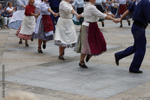 Basque folk dance show