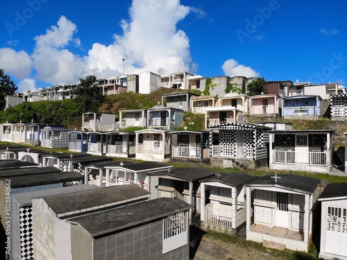 Guadeloupe cemetery of Morne-a-L'Eau photo