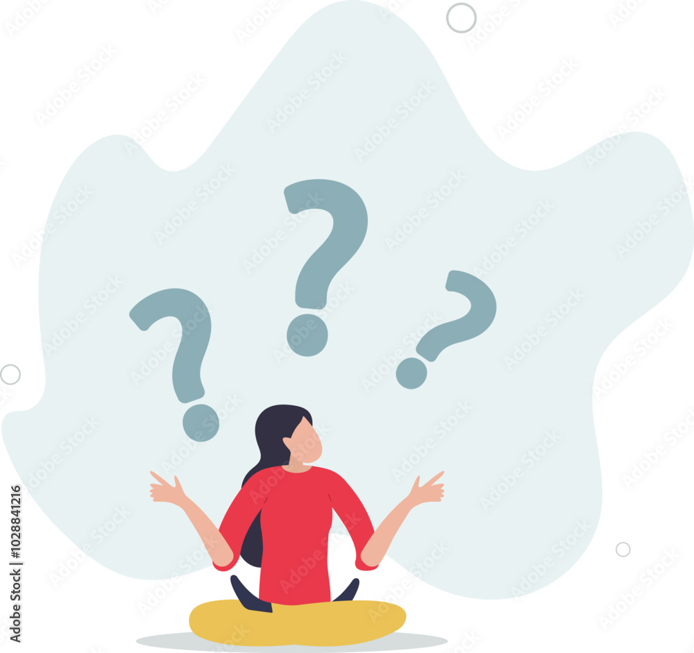 Business doubt choice, make decision on work direction, choose career path or option or alternative concept.flat design with people. Business doubt choice, make decision on work direction, choose career path or option or alternative concept.flat design with people.
