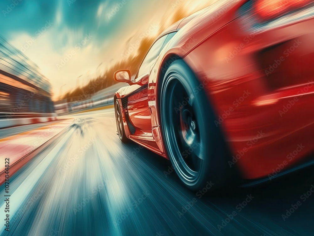 race car zooming down the track at exhilarating speed, with vibrant motion blur effects capturing the adrenaline of motorsport, showcasing a dynamic and competitive atmosphere race car zooming down the track at exhilarating speed, with vibrant motion blur effects capturing the adrenaline of motorsport, showcasing a dynamic and competitive atmosphere