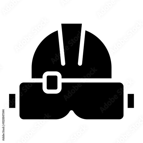 Ar Helmet icon vector image. Can be used for Augmented Reality.