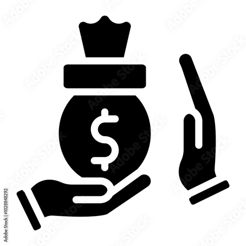 Bribery icon vector image. Can be used for Politics.