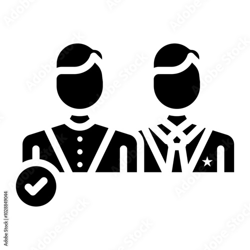 Nomination icon vector image. Can be used for Politics.