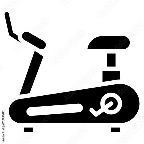 Bicycle Simulator icon vector image. Can be used for Sport Equipment.