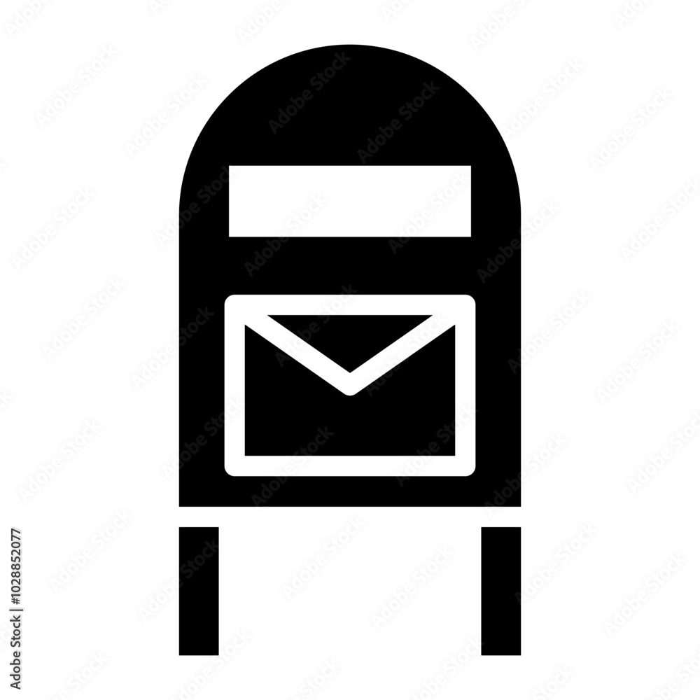 Po Box icon vector image. Can be used for Postal Service. Po Box icon vector image. Can be used for Postal Service.