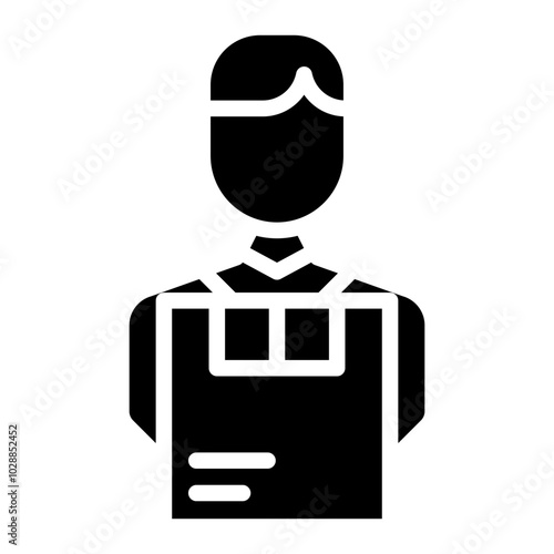 Recipient icon vector image. Can be used for Postal Service.