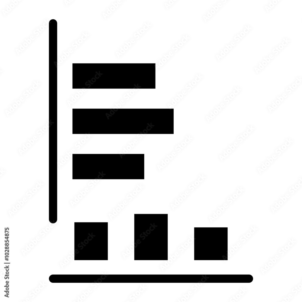 Alignment icon vector image. Can be used for Action Plan. Alignment icon vector image. Can be used for Action Plan.