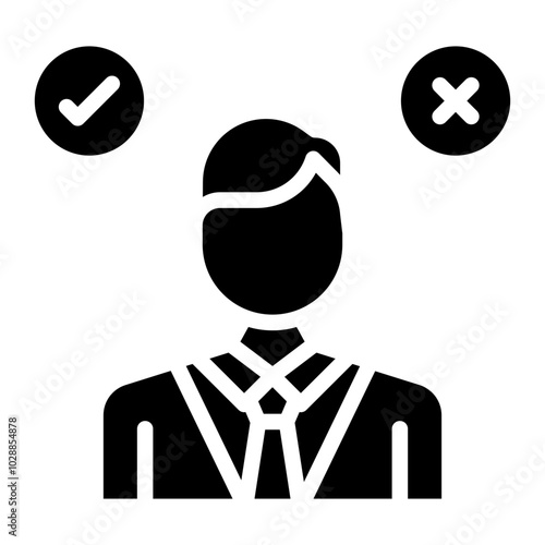 Decision Making icon vector image. Can be used for Action Plan.