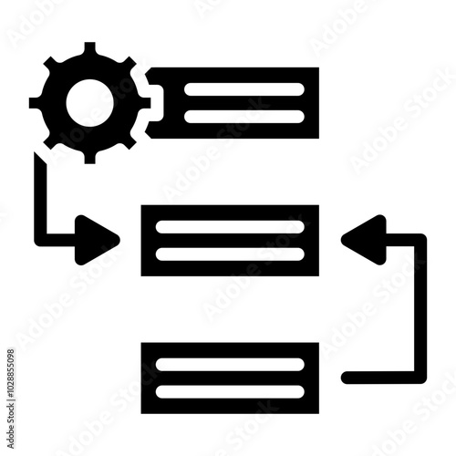 Prioritization icon vector image. Can be used for Action Plan.