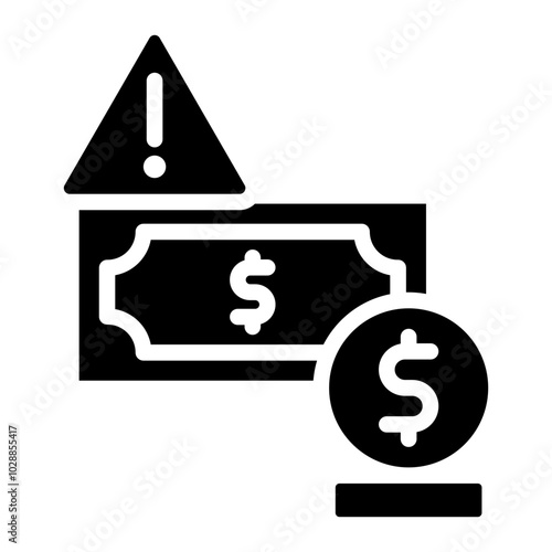 Loan Default icon vector image. Can be used for Loan.