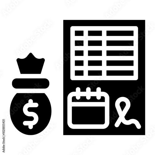 Loan Disbursement icon vector image. Can be used for Loan.