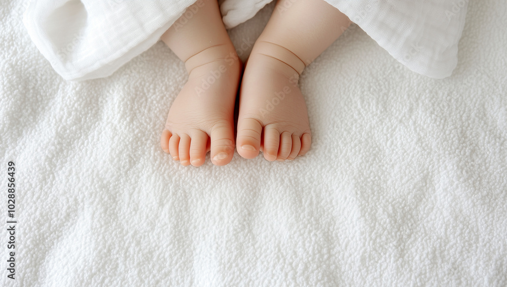 baby feet in bed baby feet in bed