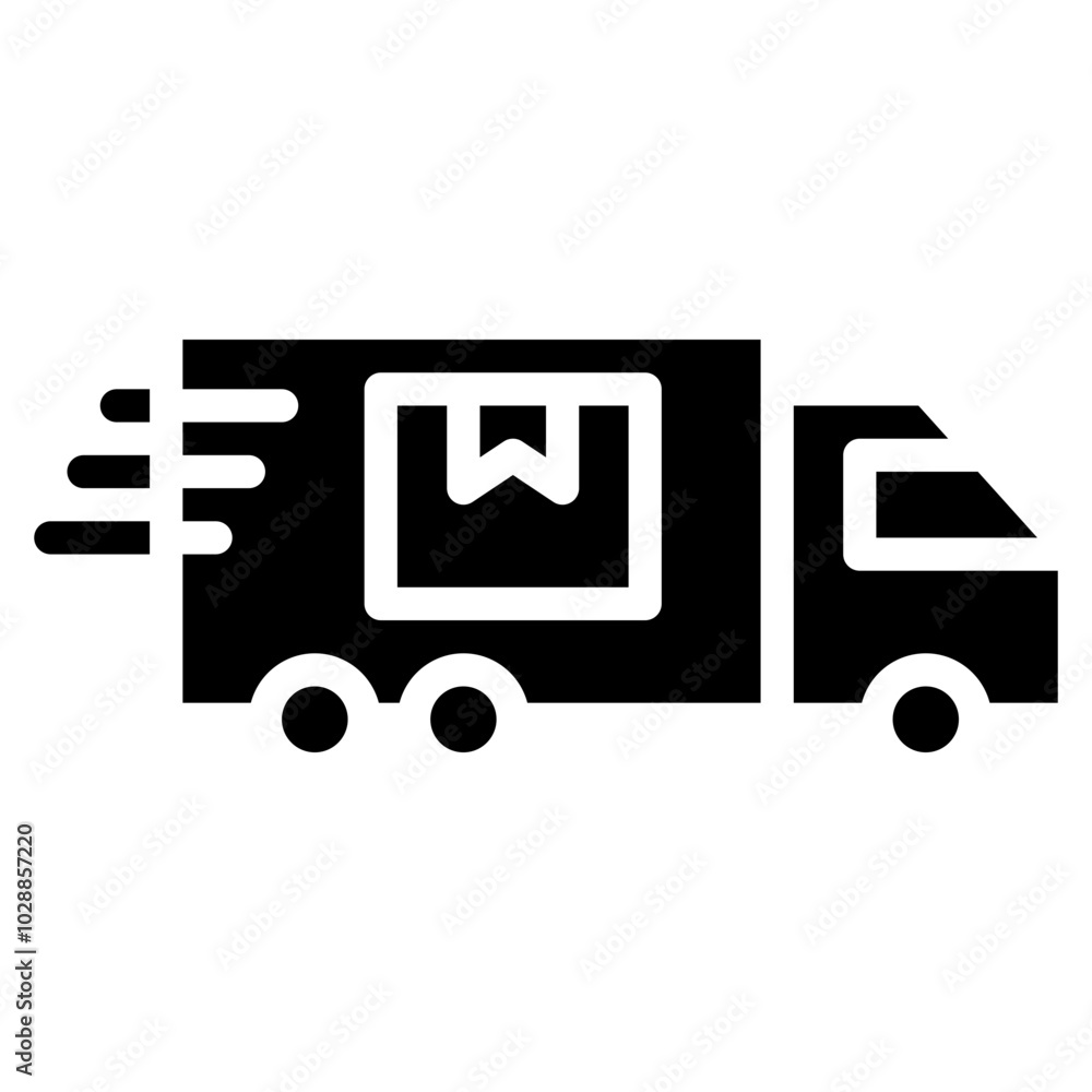 Delivery Truck icon vector image. Can be used for Manufacturing and Distribution. Delivery Truck icon vector image. Can be used for Manufacturing and Distribution.
