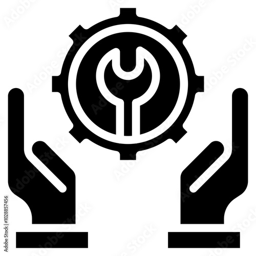 Maintenance icon vector image. Can be used for Manufacturing and Distribution.