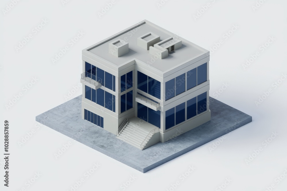 Modern building with multiple floors, engineering and architecture concept. Modern building with multiple floors, engineering and architecture concept.