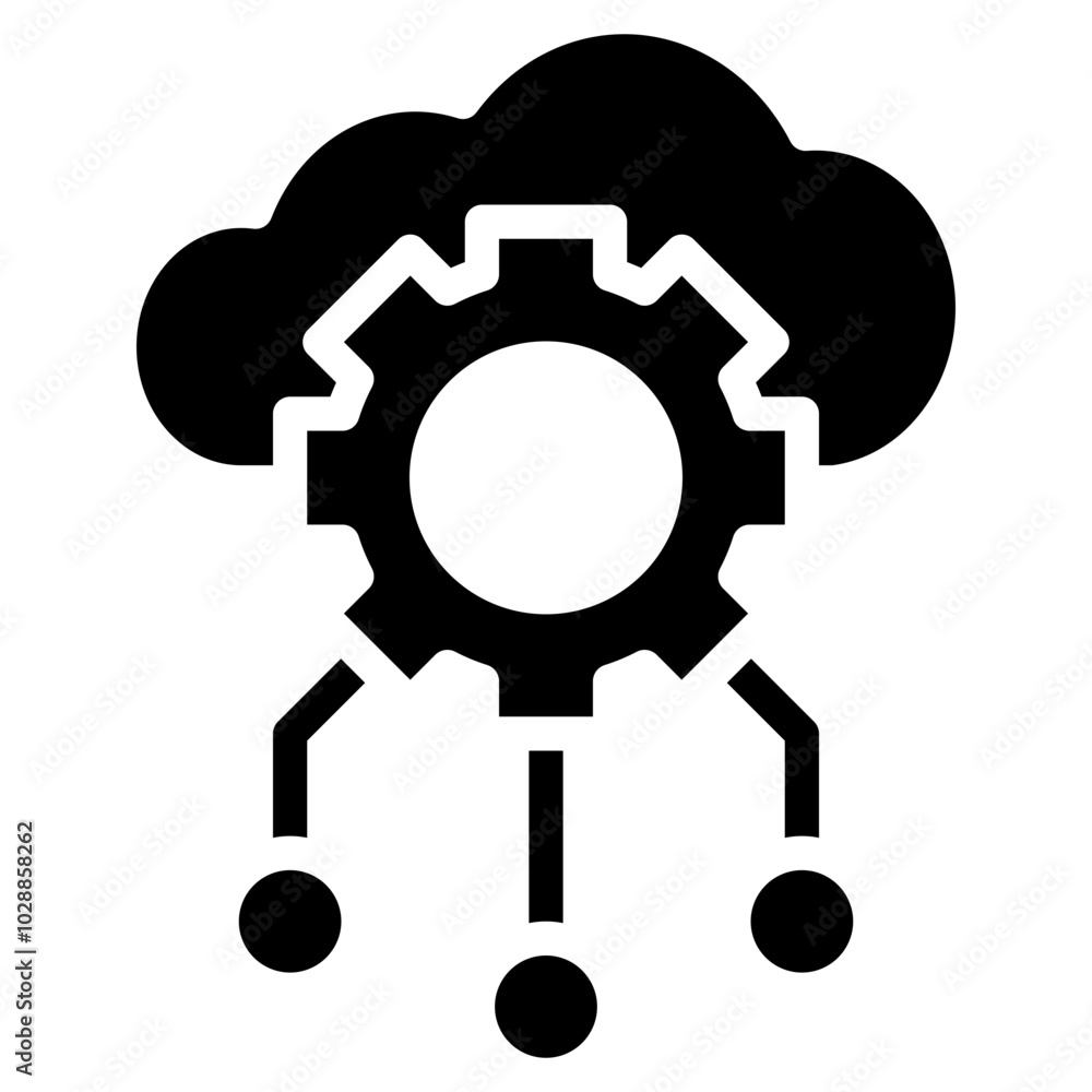 Cloud Services icon vector image. Can be used for Professional Services. Cloud Services icon vector image. Can be used for Professional Services.