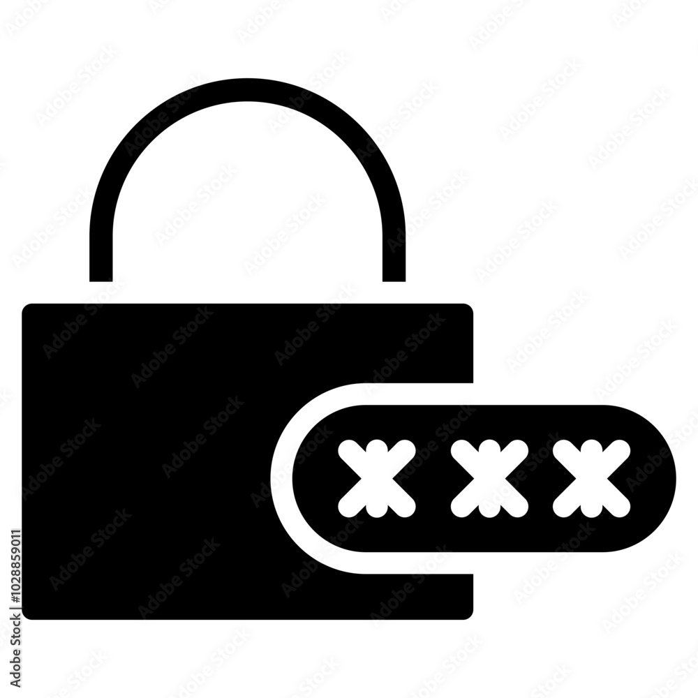 PIN Security icon vector image. Can be used for Safe Payment. PIN Security icon vector image. Can be used for Safe Payment.