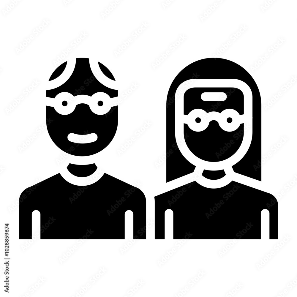 Elderly Friendship icon vector image. Can be used for Elderly Care. Elderly Friendship icon vector image. Can be used for Elderly Care.