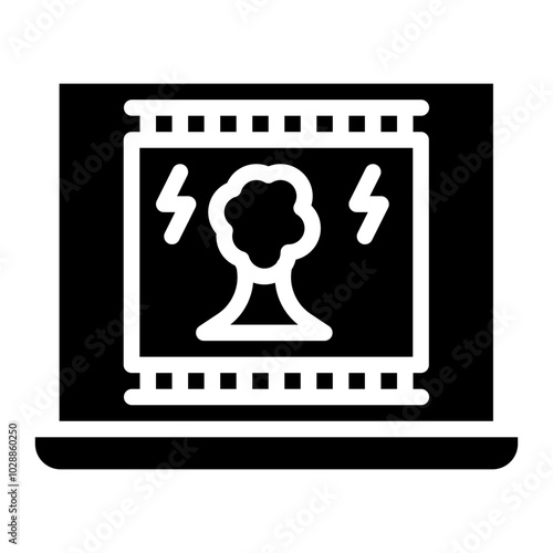 Documentary icon vector image. Can be used for Movie Genres.