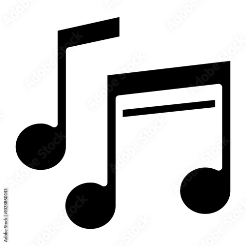 Music icon vector image. Can be used for Movie Genres.