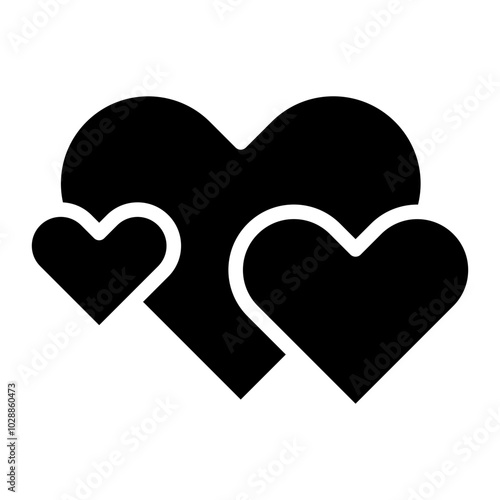 Romance icon vector image. Can be used for Movie Genres.