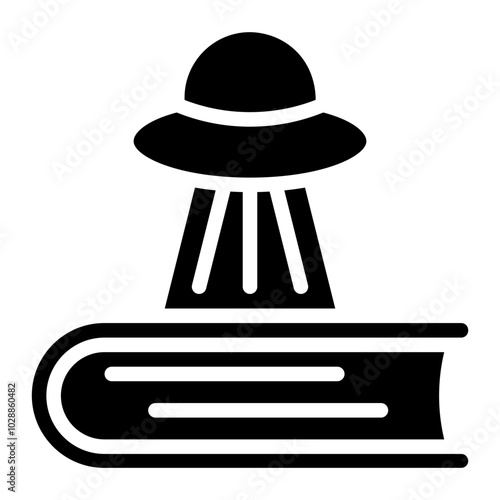 Science Fiction icon vector image. Can be used for Movie Genres.