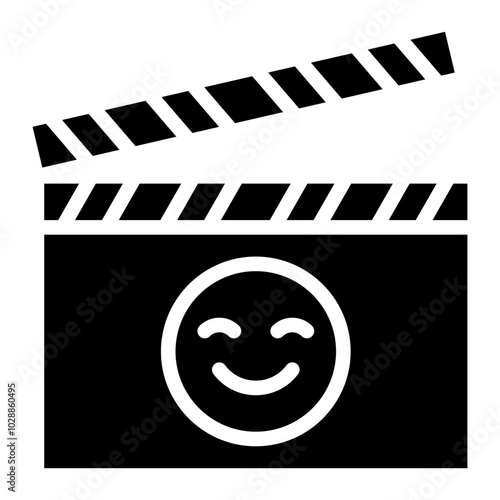 Romantic Comedy icon vector image. Can be used for Movie Genres.
