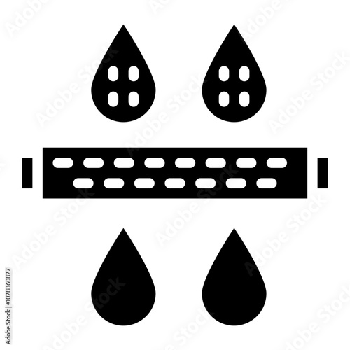 Clarification icon vector image. Can be used for Water Treatment.