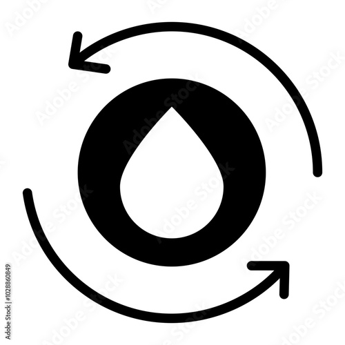 Environmental Compliance icon vector image. Can be used for Water Treatment.