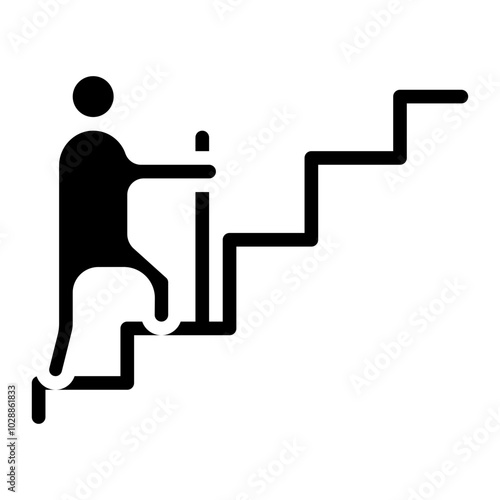 Climbing Grade icon vector image. Can be used for Rock Climbing.