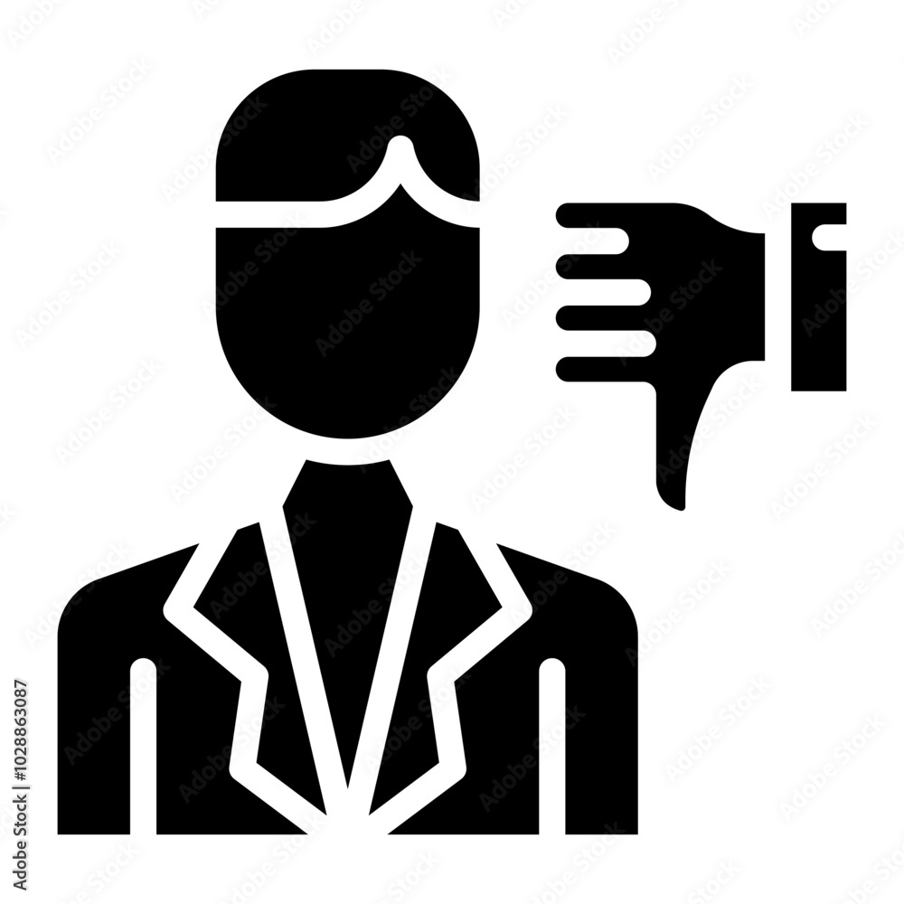 Reputation Damage icon vector image. Can be used for Business Risks. Reputation Damage icon vector image. Can be used for Business Risks.