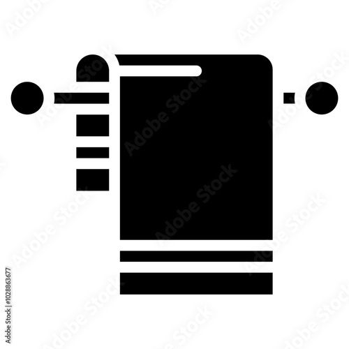 Towel icon vector image. Can be used for Sun Protection.