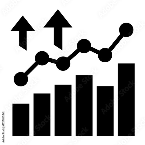Growth icon vector image. Can be used for Organization.