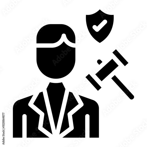 Authority figure icon vector image. Can be used for Thought Leadership.