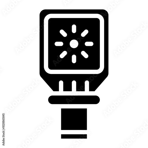 Thermal Imaging Sensor icon vector image. Can be used for Sensors.