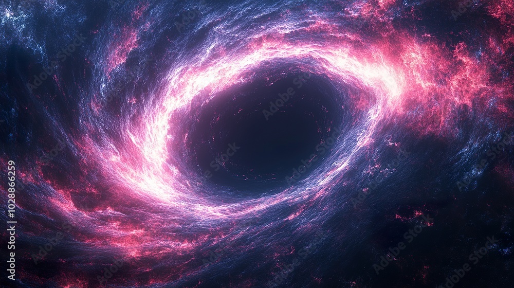 Abstract Black Hole with Swirling Matter: Perfect for Science, Space, and Astronomy Projects Abstract Black Hole with Swirling Matter: Perfect for Science, Space, and Astronomy Projects