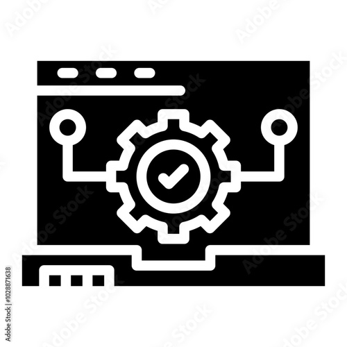 Test Verification icon vector image. Can be used for Software Testing.