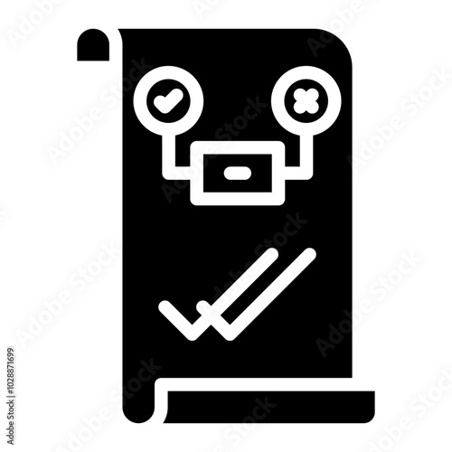 Test Validation icon vector image. Can be used for Software Testing.