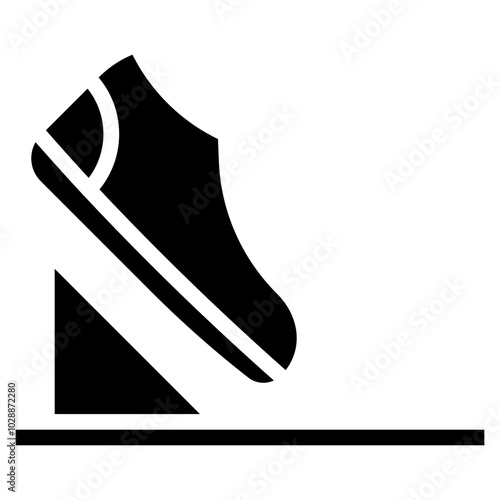 Starting Blocks icon vector image. Can be used for Track and Field.