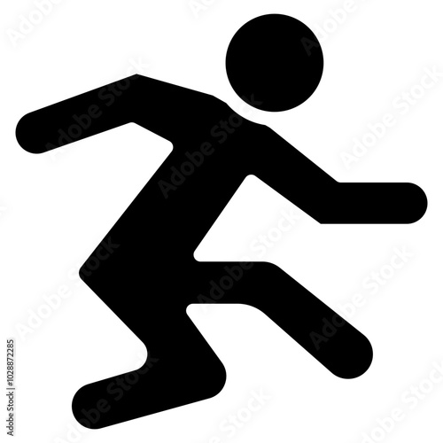 Steeplechase icon vector image. Can be used for Track and Field.
