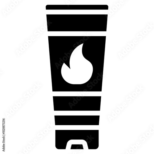 Burn Cream icon vector image. Can be used for Skin Burns.