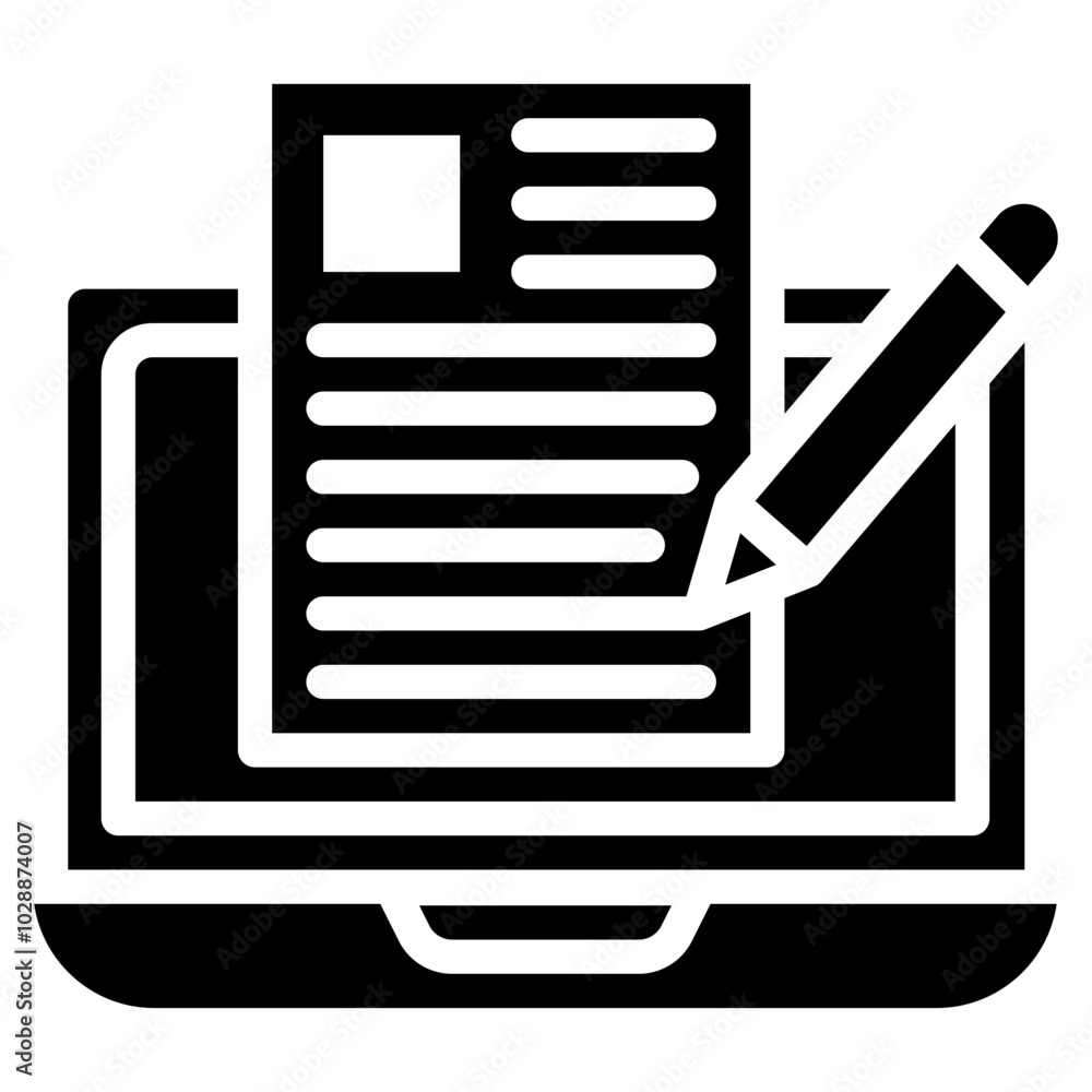 Blogger icon vector image. Can be used for Press Freedom Day. Blogger icon vector image. Can be used for Press Freedom Day.