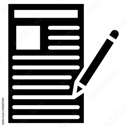 Editorial Cartoon icon vector image. Can be used for Press Freedom Day.