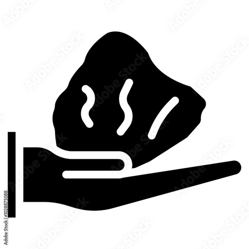 Limestone icon vector image. Can be used for Raw Metrial.