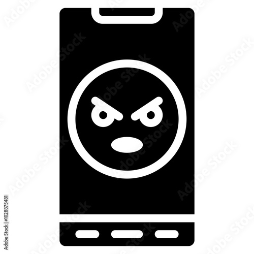 Cyberbullying icon vector image. Can be used for Bullying in Society.