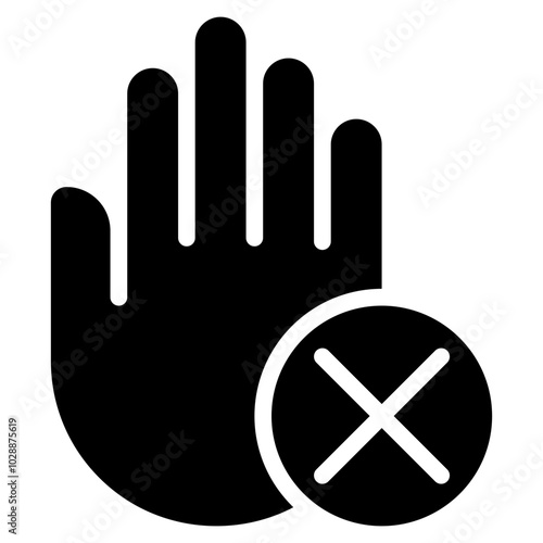 Exclusion icon vector image. Can be used for Bullying in Society.