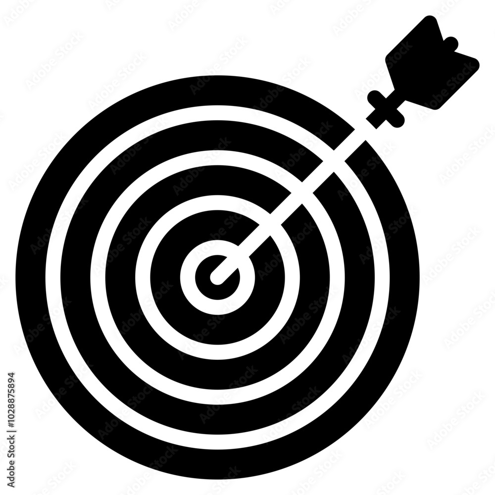 Targeting icon vector image. Can be used for Bullying in Society.