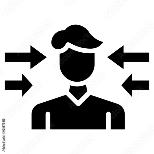 Peer Pressure icon vector image. Can be used for Bullying in Society.