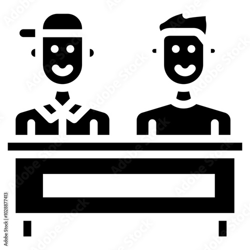 Classmates icon vector image. Can be used for Social Relationship.